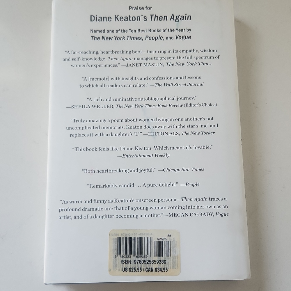 SIGNED COPY! Book: Diane Keaton's "Brother & Sister" Memoir - Picture 3 of 3